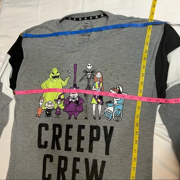 Disney Nightmare before Christmas sleepwear shirt Small - Picture 6 of 7